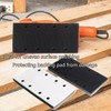 3pcs Sanding Sheets Interface Pad 18cm*9.3cm 8 Holes Square Hook