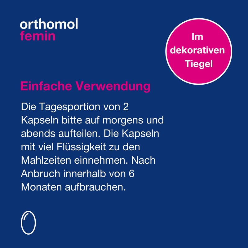 Orthomol Femin Capsules Pack of 60