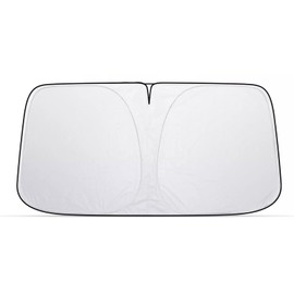 Windshield Sun Shade for Toyo-ta Sienna 2021-2025, Full Coverage, 240T Reflective Fabric, Double-Layer Design - Blocks 99% UV Rays, Keeps Car Cool, Easy to Install and Store