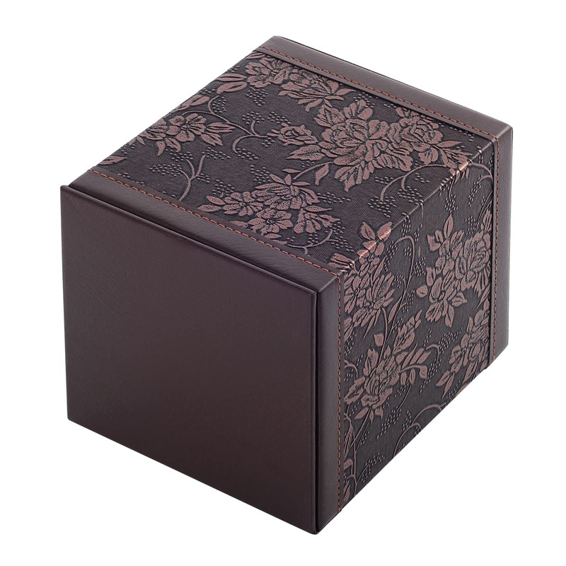 Antique Leather Square Tissue Box Cover/Holder,RHCSZ Table Napkin Case Dispenser,Facial