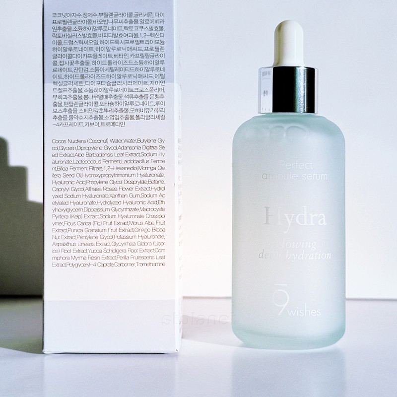 Nine Wishes Ampoule Hydra Moisture Serum Large Volume 1+1 /