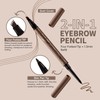 Lápiz Para Cejas 2 en 1 de Lápiz de Cejas
