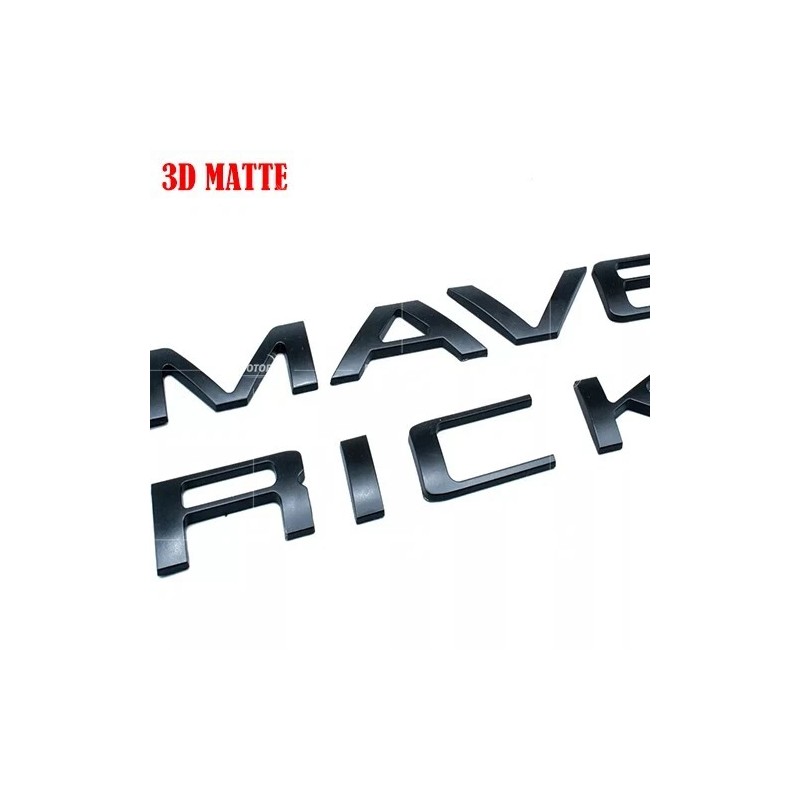 For 2022-2025 Maverick 0.3 in Matte Black Tailgate Insert Letters
