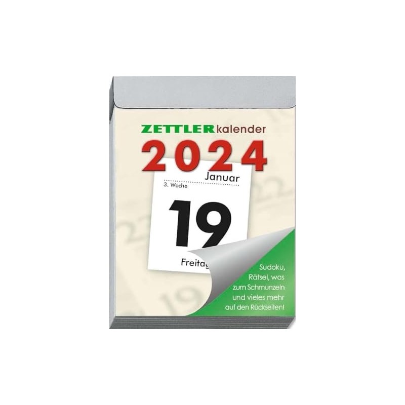 Daily Tear-Off Calendar M 2024 5.4 x 7.2