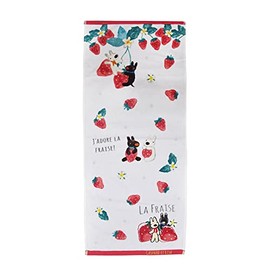 Marushin 5205005900 Lisa and Gaspard Face Towel, Jador Phrase, 13.4 x 31.5 inches (34 x 80 cm)