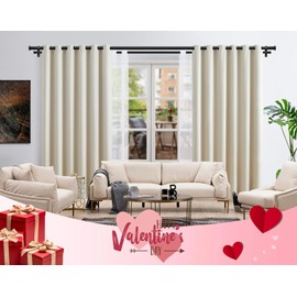 TONIAL 1 Inch Double Curtain Rods 72 to 144 Inch (6 to 12 ft), Heavy Duty Decorative Drapery Rod for Windows 69 to 140 Inch (5.75 to 11.7 ft) with Small Cap Finial, Black