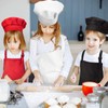 Carolilly Kids Apron and Hat Set, Adjustable Children Kitchen Chef