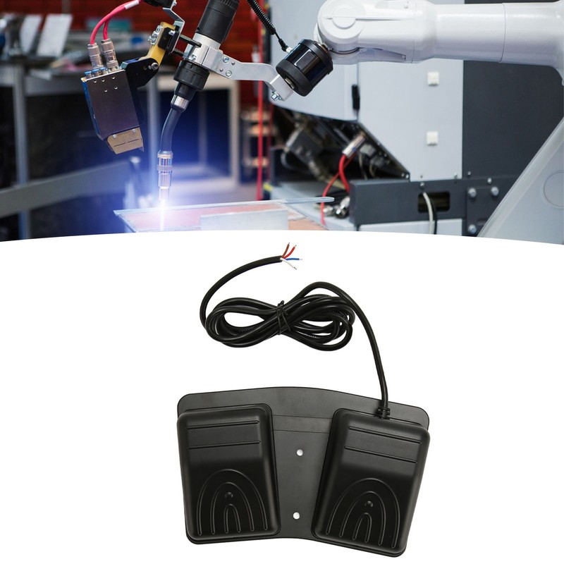 Double Foot Switch High Power Self Locking 2 Wire Foot