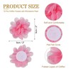 PATIKIL 2" Chiffon Flowers, 10 Pcs Mesh Fabric Flowers Sewing