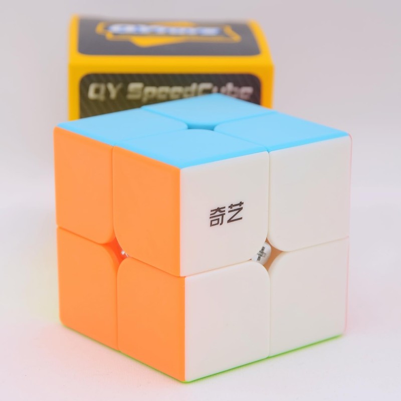 Bukefuno QY 2x2 Magic Cube Magic Puzzle 2x2x2 Cube Stickerless