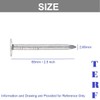 TERF® 65mm X 2.65mm Galvanised Clout Nails 65mm (2.5 inch)