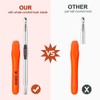 Crochet Hook Set of 14 Colourful Ergonomic Soft Rubber Comfort