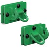 AMBULL 2 Pack Tractor Bucket Hooks with Tie Down Ring,