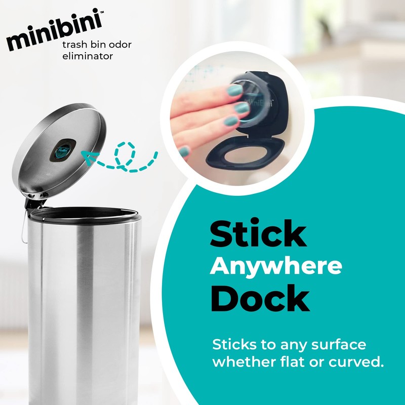 Flint Minibini Trash Can Deodorizer and Odor Eliminator, Garbage Can