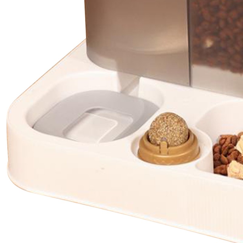 Cat Water Bowl Moderate Capacity Removable Double Pets Water Food
