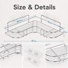 Bathroom Shower Storage Rack for Shampoo and Toiletries - Wall-Mounted