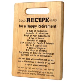 Best Retirement Gifts for Woman Men 2025, Coworker Leaving Gifts Going Away Gifts Farewell Gifts Goodbye Gifts for Coworker Friends Retired Teacher Leader Nurses, Happy Retirements Cutting Board