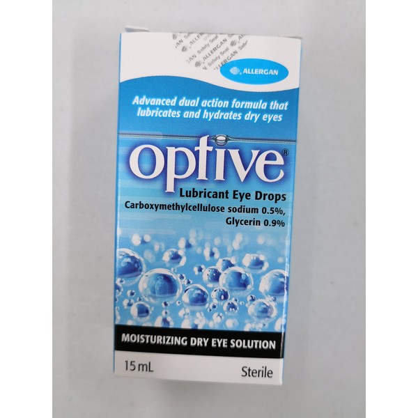 OPTIVE Eye Drop 15ML Moisturising Dry Eye Solution.
