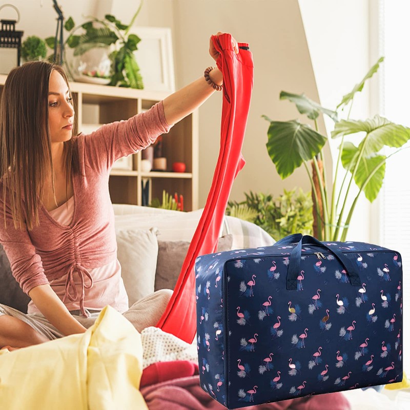 Storage Bag, 100 L, Large, Waterproof Underbed Storage Bag with