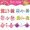 party greeting Valentine's Day Monster Craft Kits for Kids, DIY
