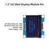 OLED Display Module Binghe 3 Pcs 1.3" LCD with OLED