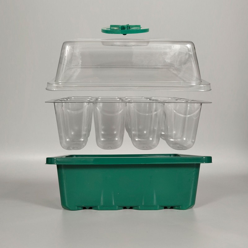 12 Hole Plant Lamp Set with LED Grow Lamp Seedling