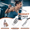 Blulu Aluminum Double Swivel Bar LAT Pull Down Bar Double