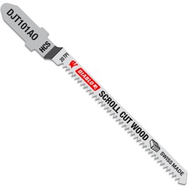 Diablo High Carbon Steel Jig Saw Blade Set for Wood - High Carbon Steel Tooth Design - T-Shank, 3-1/4" Length, 20 TPI - DJT101AO5