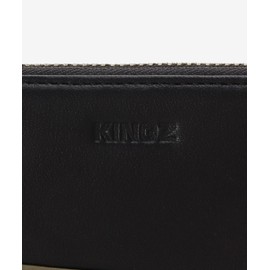 Kings 00282410240002 Long Wallet Bi-Color Round Zipper, gray