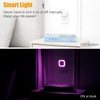 YUNLEX 2 Pack Plug in Dimmable Night Light, Square Nightlight,
