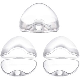Pack of 3 Portable Dummy Boxes - Transparent Dummy Storage Box for Baby Newborn Travel Home, Dummy Storage Box, Dummy Holder, Dummy Case, BPA-Free