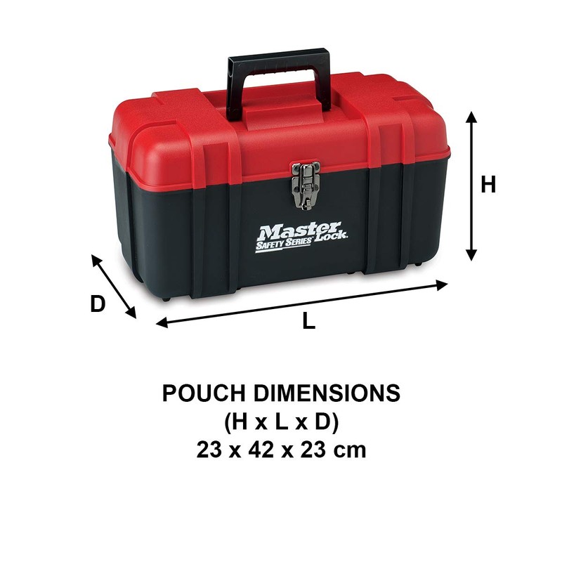 MASTER LOCK Lockout Tool Box,Unfilled,Tool Box