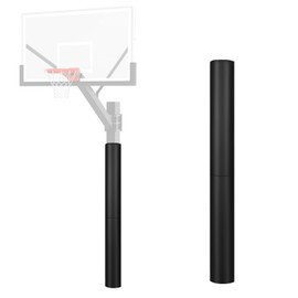 JOMOQ 72" & 60" Basketball Pole Pads-Flame-Retardant & Waterproof All-Weather Protection Hoop Padding for Outdoor/Indoor Courts, Gyms, Schools, Garages, Basement Pole Cover(Fits 4" & 4.5" Poles)