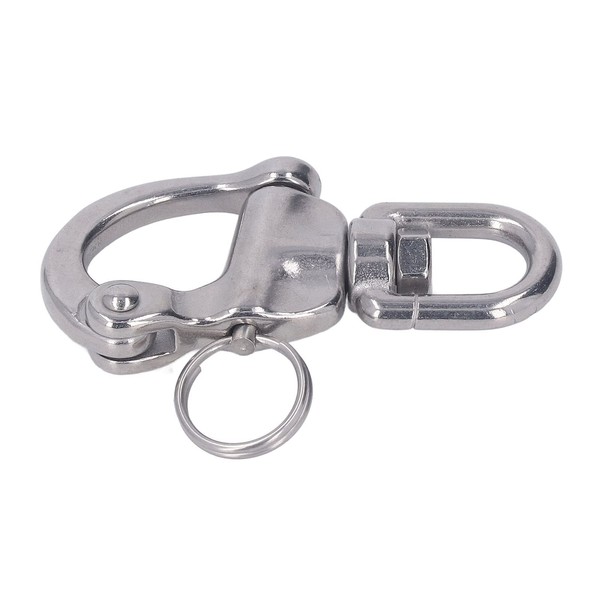 Vbestlife Grillete a presión, rotación de 360 grados, acero inoxidable,