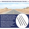 Window Weather Stripping Molding Trim Belt Compatible with Nissan Sentra