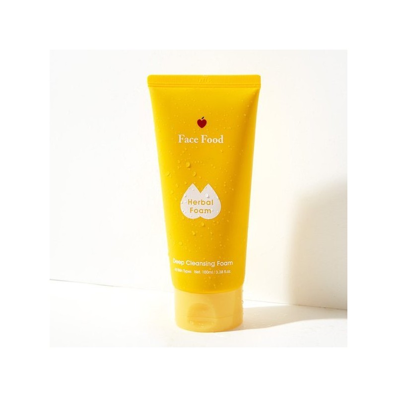 페이스푸드 허벌 딥 클렌징 폼 100ml Face Food Herbal Deep