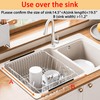 NiuYichee Stainless Steel Dish Drying Rack(15.2"L X 11"W X 5.3"H),