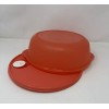 Tupperware Crystalwave Large 3qt Microwave Bowl Coral Microwave Safe New