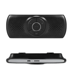Riloer Wireless Bluetooth Car Kit, Handsfree Speakerphone Multipoint Sun Visor Speaker, Support Siri Google Assistant TF Card, Car Speaker for Safe Driving