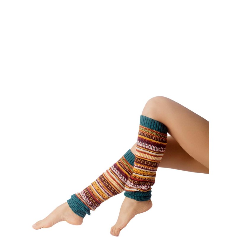 iB-iP Women's Ballet Dancer Warm Aerobic Stretch Leg Warmers, turquoise