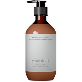 Good&All Conditioner für Trockene, Juckende Kopfhaut mit Teebaumöl, Pfefferminze - Sulfatfrei, Silikonfrei, Parabenfrei - Anti-Frizz - 400ml