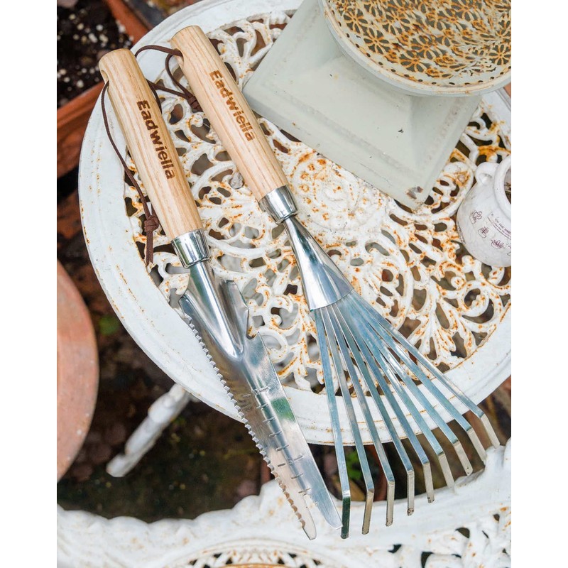 Small Hand Rake Garden Tool Hand Leaf Rake 9-Teeth Rake
