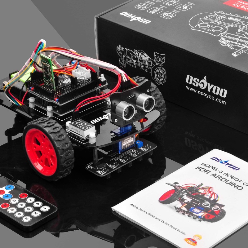 OSOYOO Arduino Arduino UNO Model 3 Robot Car DIY Starter