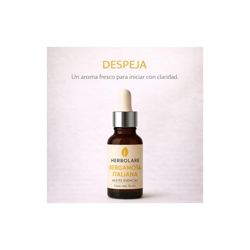 Herbolare Bergamota Italiana 10 ml, Aceite Esencial 100% Puro