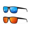 Ninesun Classic Square Sunglasses for Men and Women Lightweight Polarized