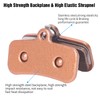 25 Pairs 4-Piston Sintered Metal Ebike Bike Brake Pads with