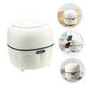 NOLITOY Cute Mini Trash Can with Lid Portable Desktop Waste