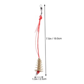 BESPORTBLE 4pcs Lure Trap Hooks Durable Fishing Tool for Carp Bass Fishing Tangle Design Material for Long Term Use Random Color