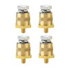 Ampper M6 Thread Male Brass Battery Charging Post Terminals, M6