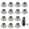 14 PCS Hearing Aid Tulip Dome Replacement Compatible with GN